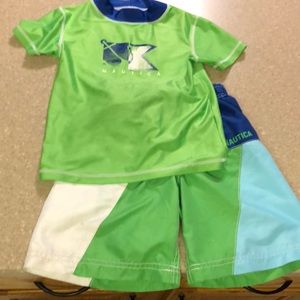Nautica Boys Size 7 / Large swim set